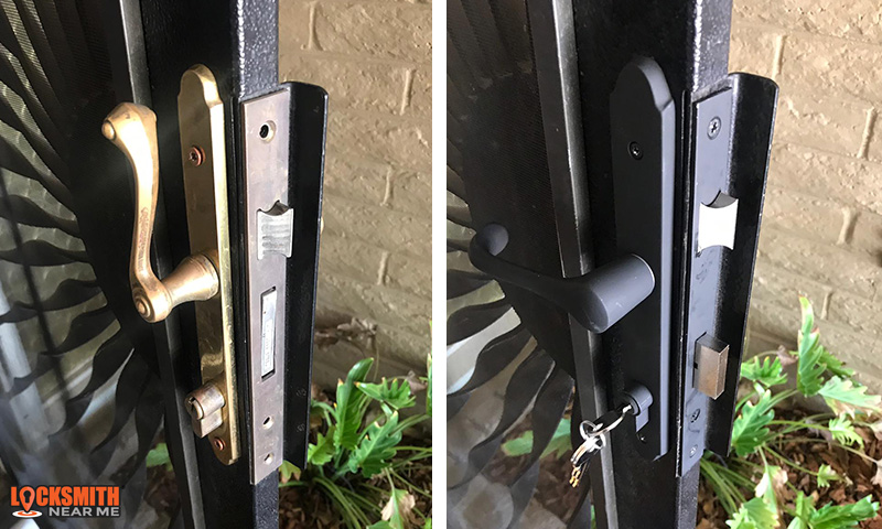 door lock change